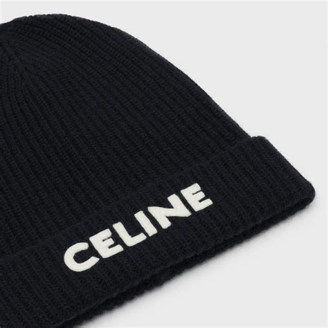 black celine beanie|celine beanie scarf.